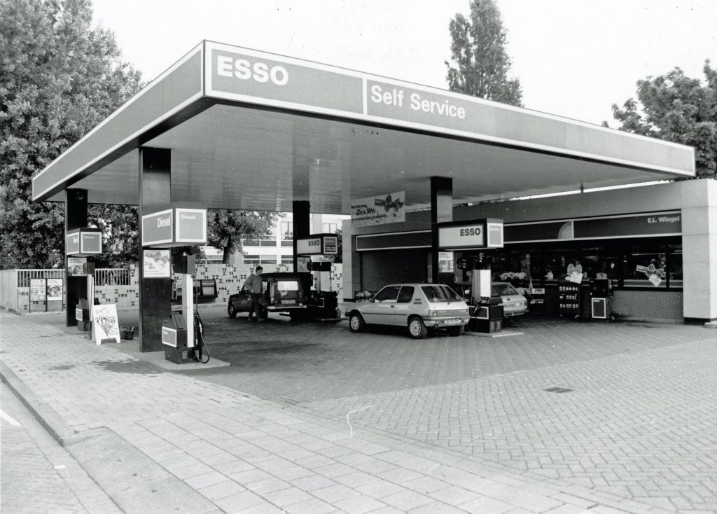 Benzinestation in Tilburg
